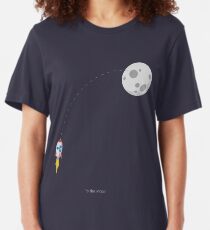 Ripple XRP Rocket Raumschiff CryptoCurrency Slim Fit T-Shirt