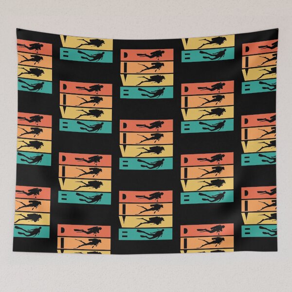 Item preview, Retro Vintage Scuba Diving Gift For Diver designed and sold by Zaidan16.