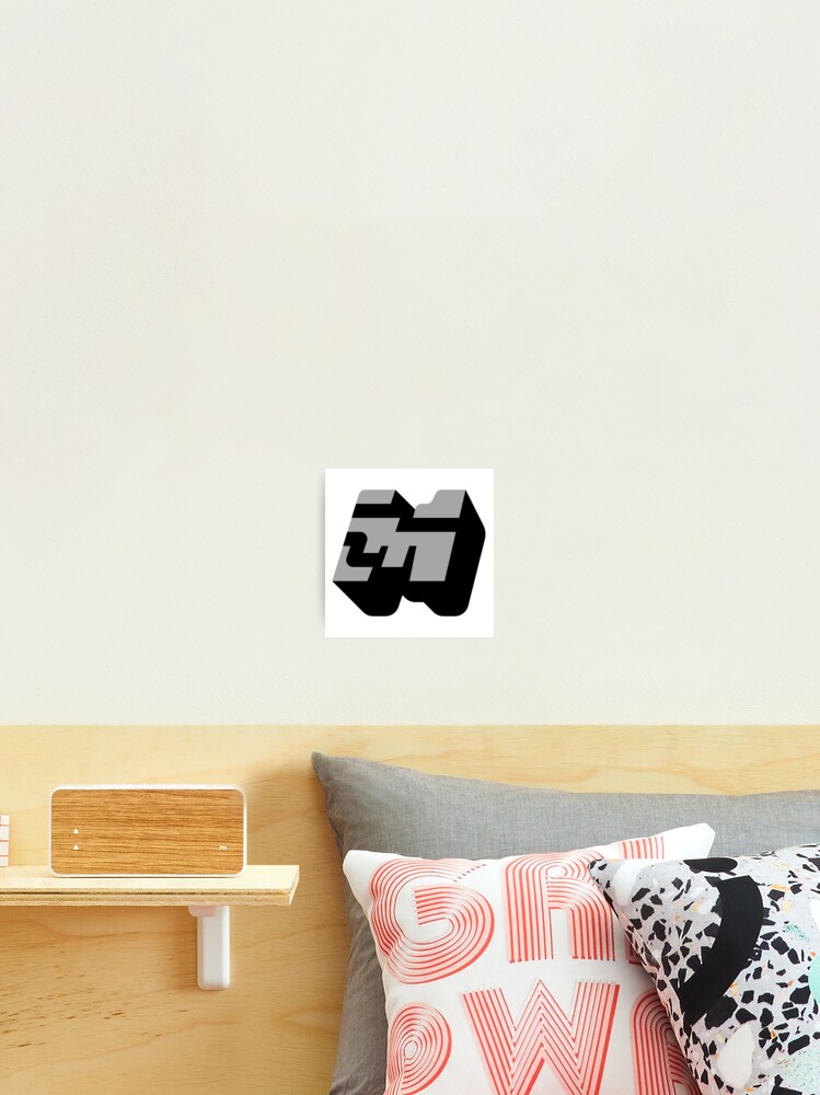 Minecraft Logo with no outline Photographic Print for Sale by jamcaYT