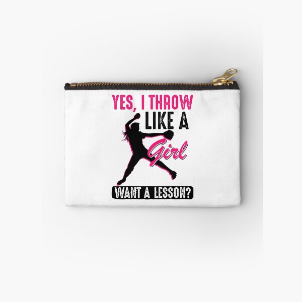 Item preview, Yes I Throw Like A Girl  Cool Pitchers Funny Softball Gift designed and sold by MichelSorour.