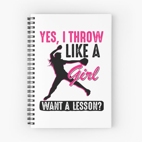 Item preview, Yes I Throw Like A Girl  Cool Pitchers Funny Softball Gift designed and sold by MichelSorour.
