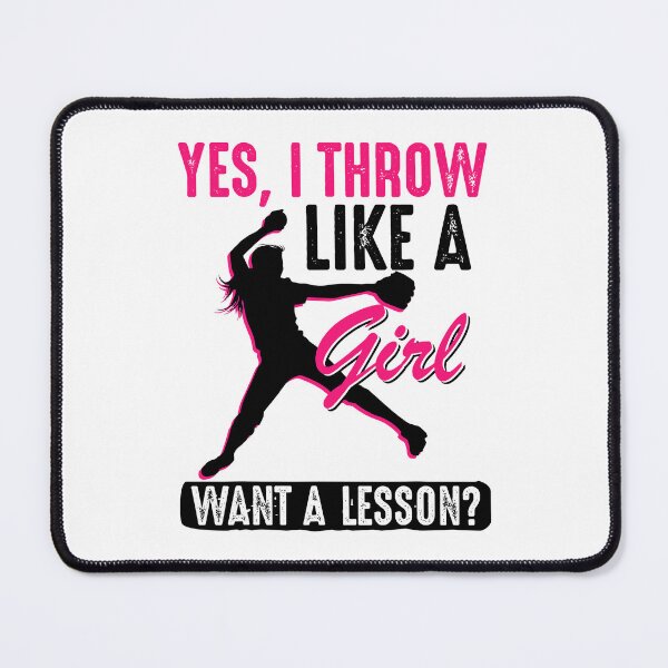 Item preview, Yes I Throw Like A Girl Cool Pitchers Funny Softball Gift designed and sold by MichelSorour.