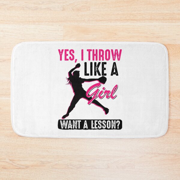 Item preview, Yes I Throw Like A Girl  Cool Pitchers Funny Softball Gift designed and sold by MichelSorour.