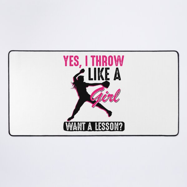 Item preview, Yes I Throw Like A Girl Cool Pitchers Funny Softball Gift designed and sold by MichelSorour.