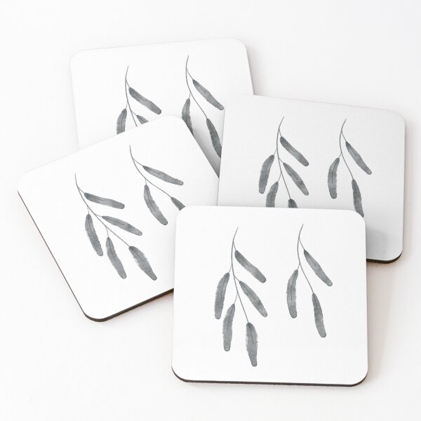 Item preview, Dusty Gray Watercolor Twigs designed and sold by Victoria Riabov.