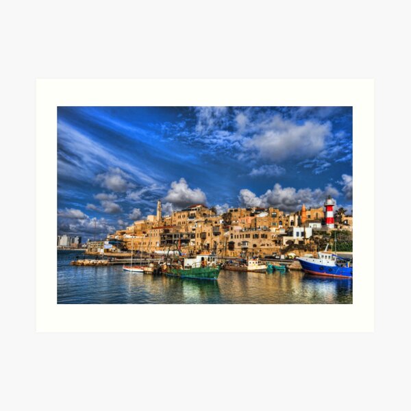 The old port, Jaffa Art Print