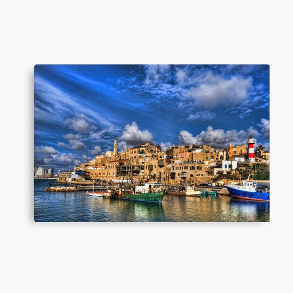 The old port, Jaffa Canvas Print