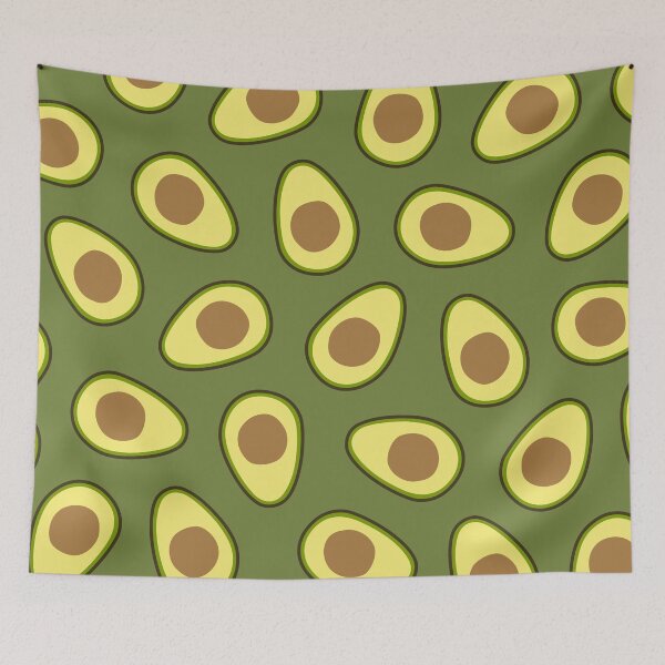 Item preview, Medium avocado pattern 3 designed and sold by LemonCreamyyyy.
