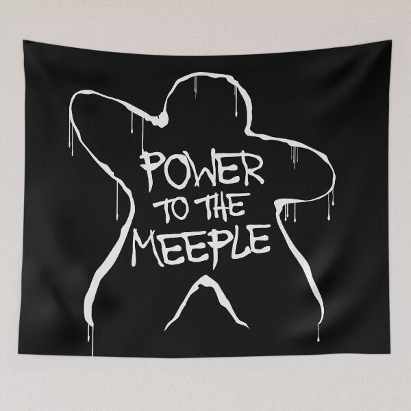 Item preview, Power To The Meeple | Boardgames  designed and sold by James Battershill Art.