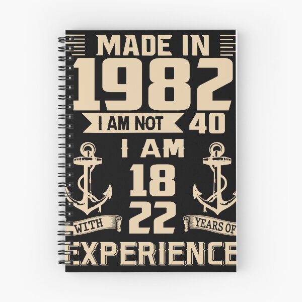 Item preview, Anchor Made In 1982 40th Birthday 40 Years Old designed and sold by AperAmyiah.