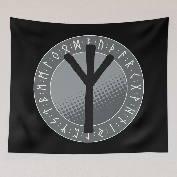 Item preview, Viking Runes and Runic Symbols - Elhaz (Protection) designed and sold by iscaStudioArt.