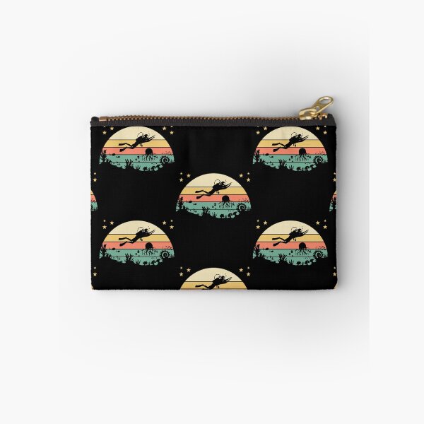 Item preview, Retro Vintage Sunset Scuba Diving Diver Cute designed and sold by Zaidan16.