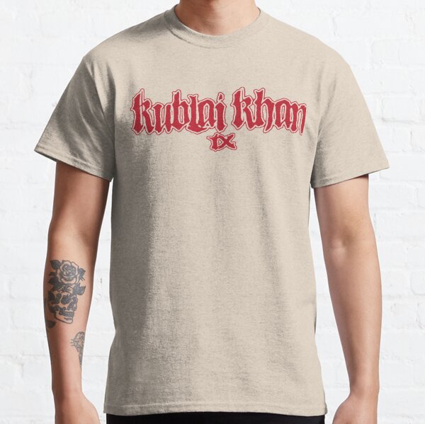 Kublai Khan TX Band text illustration designs  Classic T-Shirt