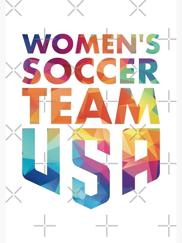 "USA Soccer Crest USA Women's Soccer Team" Poster for Sale by