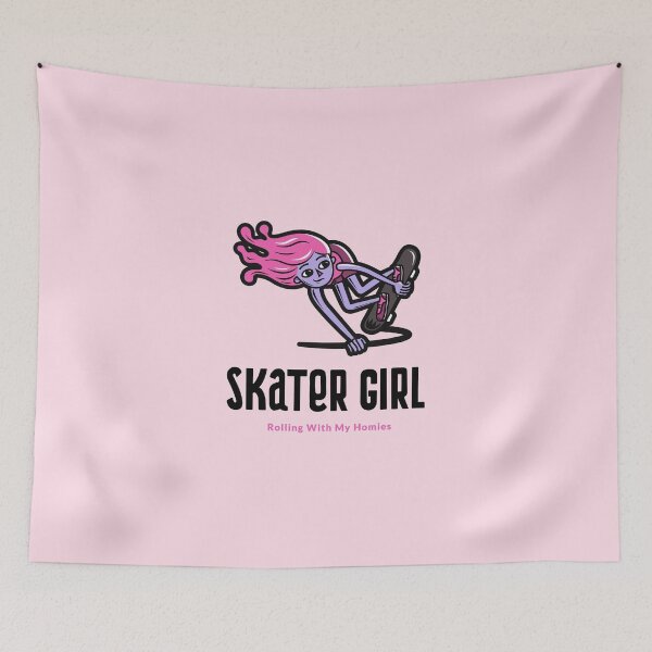 Item preview, Skater Girl, Rolling With My Homies  designed and sold by TruLuv.