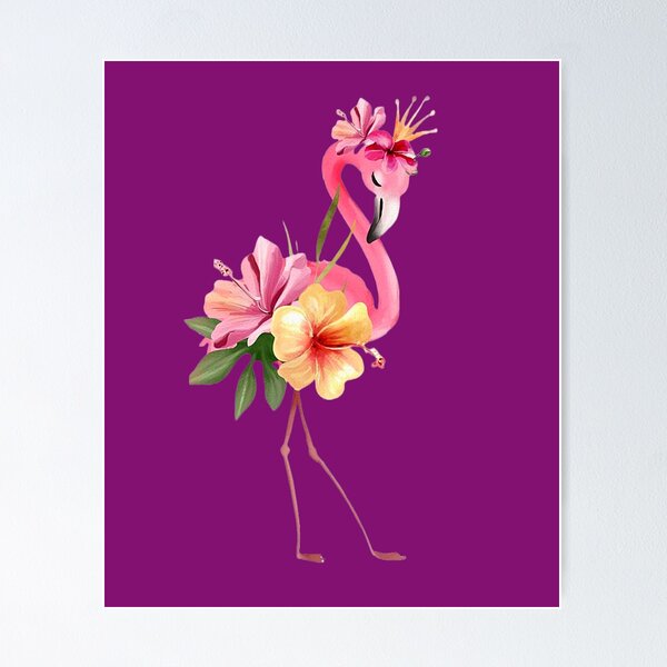 Item preview,  Queen of all flamingoes | gift for bird lovers | flamingo design designed and sold by Arteartz.