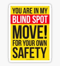 Truck Blind Spot sticker Sticker