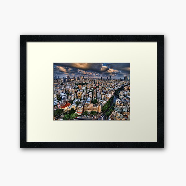 Tel Aviv lookout Framed Art Print