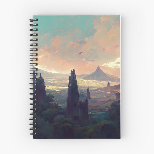 Item preview, Colorful mountainscape designed and sold by Foodcolored.