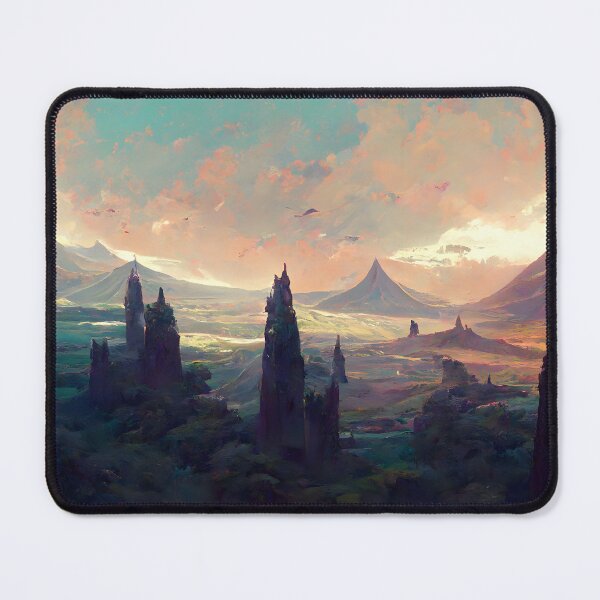Item preview, Colorful mountainscape designed and sold by Foodcolored.