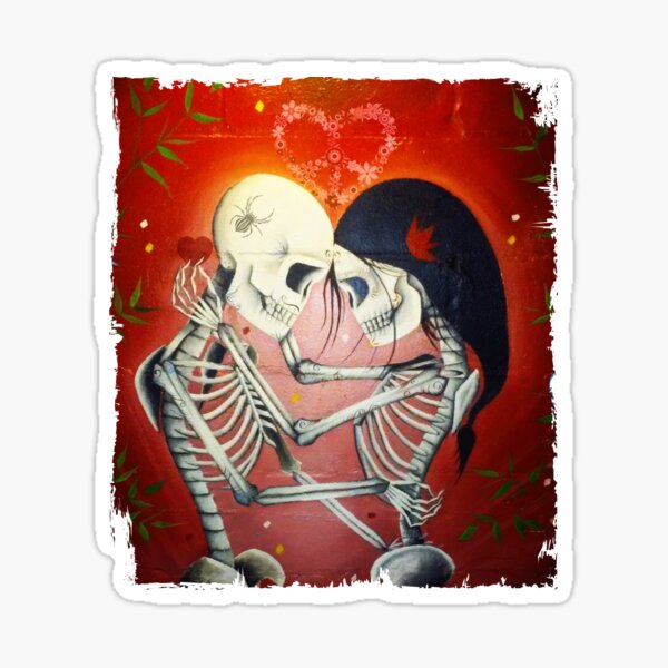 Smothered in Hugs Skeletons | Sticker