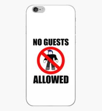 Roblox No Guests Allowed iPhone Case