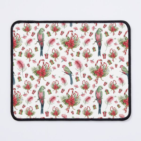 Item preview, Australian Native Birds and Flowers - A Christmas Print designed and sold by Annalee Beer.