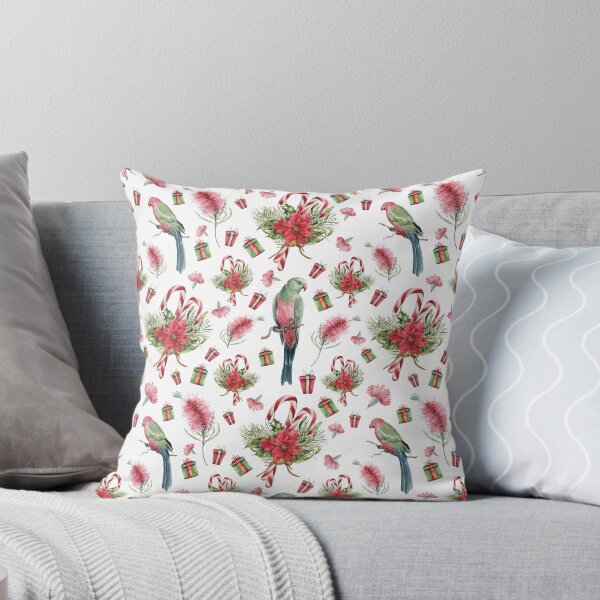 Item preview, Australian Native Birds and Flowers - A Christmas Print designed and sold by Annalee Beer.