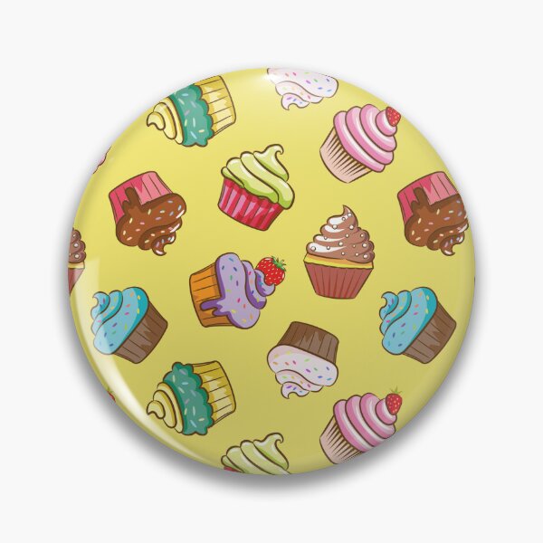Artikelvorschau, Mini-Cupcake-Muster Bunte kleine gefrorene Kuchen, die sich wiederholen entworfen und verkauft von Delightfully Cynical.