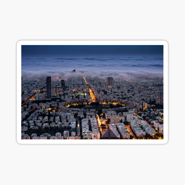 Here comes the fog Sticker