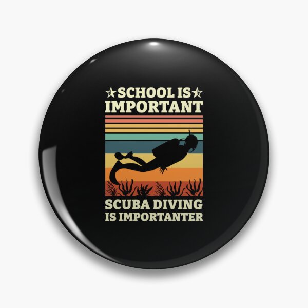 Item preview, School Is Important But Scuba Diving Is Importanter Diver designed and sold by Zaidan16.