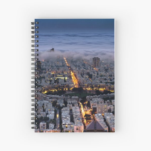 Here comes the fog Spiral Notebook