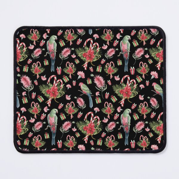 Item preview, Australian Native Birds and Flowers - A Christmas Print designed and sold by Annalee Beer.