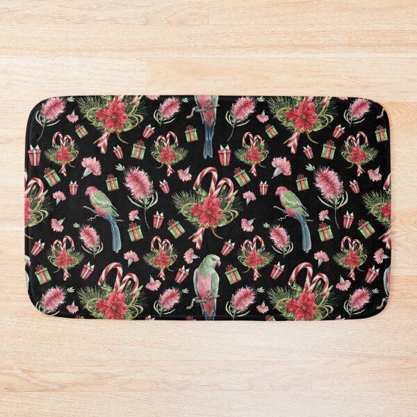 Item preview, Australian Native Birds and Flowers - A Christmas Print designed and sold by Annalee Beer.