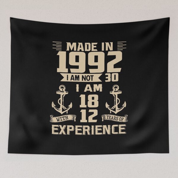 Item preview, Anchor Made In 1992 30th Birthday 30 Years Old designed and sold by AperAmyiah.