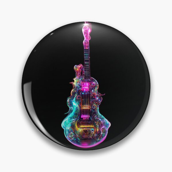 Item preview, Gfab Bfab Gen Ai FFab ABAI Surreal Trends Clothing Electric guitar intricate and exquisite designed and sold by Surrealtrends.