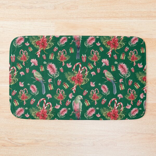 Item preview, Australian Native Birds and Flowers - A Christmas Print designed and sold by Annalee Beer.