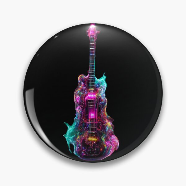 Item preview, Gfab Bfab Gen Ai FFab ABAI Surreal Trends Clothing Electric guitar intricate and exquisite designed and sold by Surrealtrends.