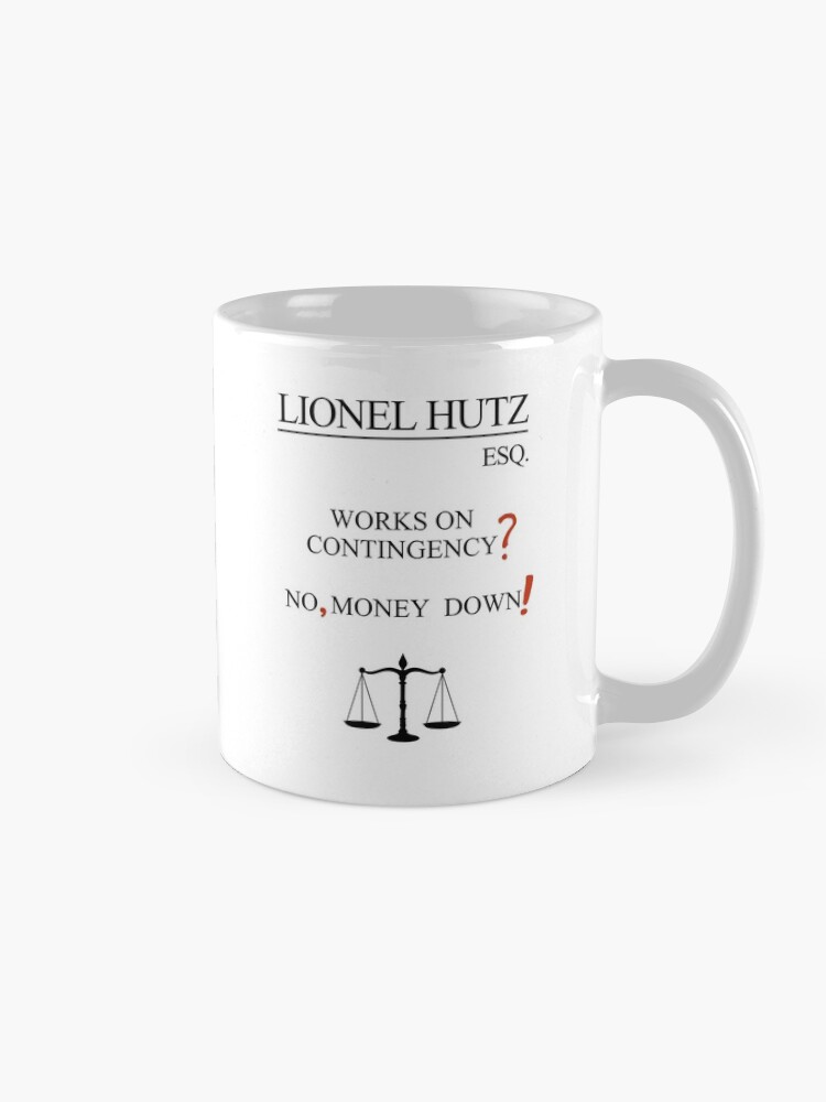 Thumbnail 5 of 6, Coffee Mug, Lionel Hutz Card designed and sold by Exposation.