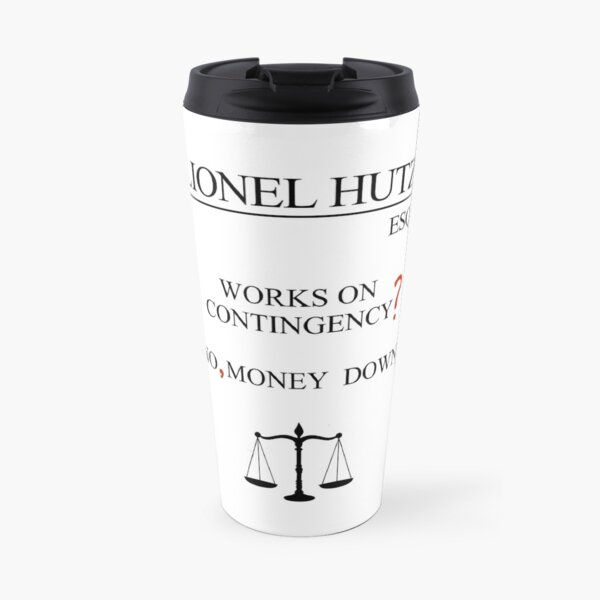 Tarjeta Lionel Hutz Taza de café de viaje