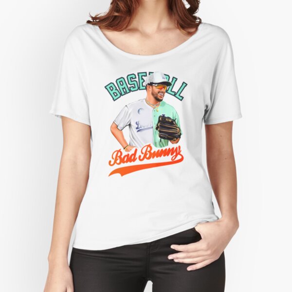 Bad Bunny in Los Angeles Baseball Jersey Poster for Sale by OmoYolo