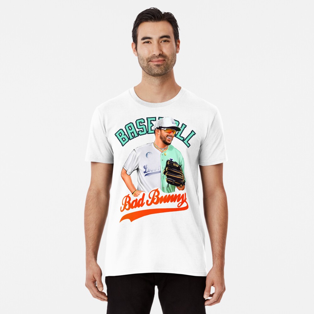 Bad Bunny in Los Angeles Baseball Jersey Poster for Sale by