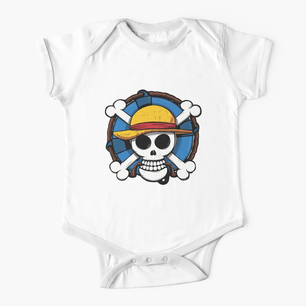 Body Bebê One Piece Bodie Piratas Chapéu de Palha D. Luffy
