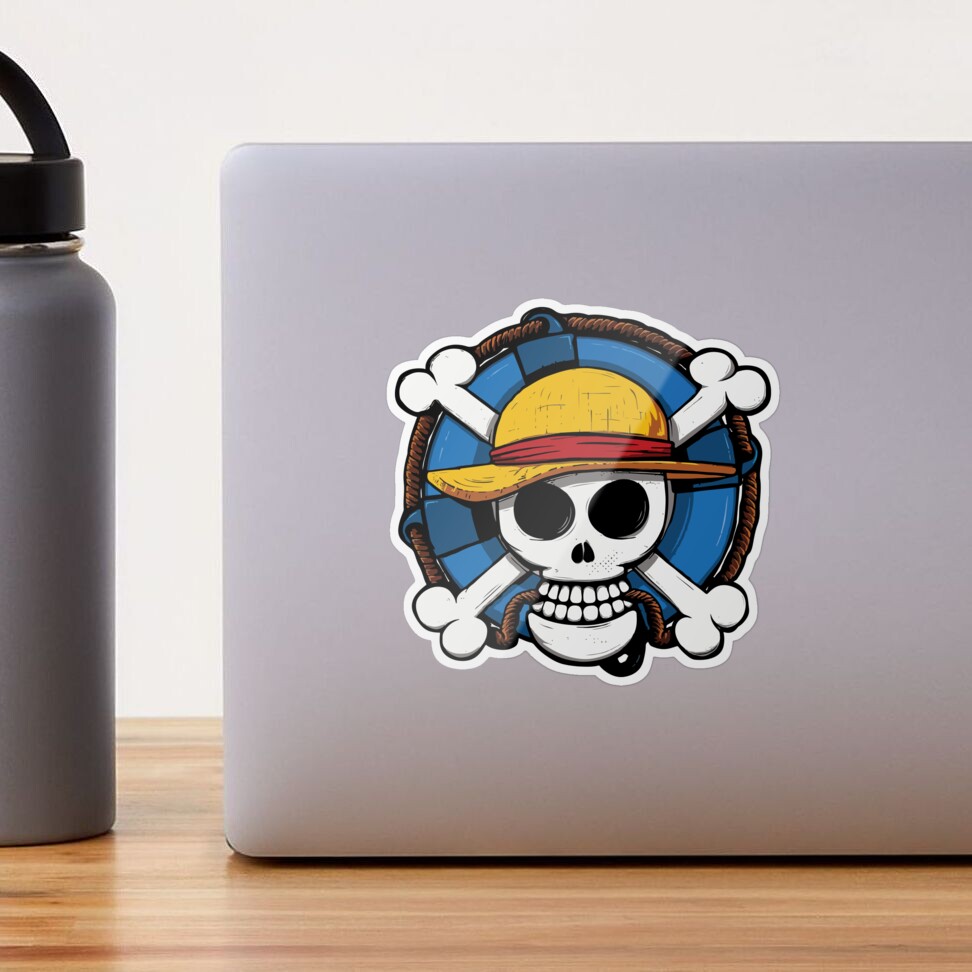 One Piece Straw Hat Pirates Logo Sticker for Sale by KaydenLee