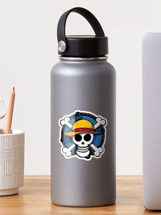 Bottle One Piece - Straw Hat Pirates Emblem | Tips for original gifts