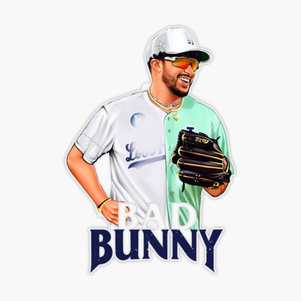 Bad Bunny Sheer Bikini-Print Top Baseball Jersey - Tagotee