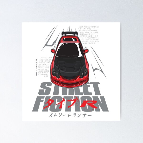 Item preview, Integra Dc5 Street Fiction Red Ver. designed and sold by pjrstudio.