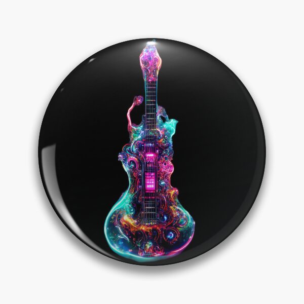 Item preview, Gfab Bfab Gen Ai FFab ABAI Surreal Trends Clothing Electric guitar intricate and exquisite designed and sold by Surrealtrends.