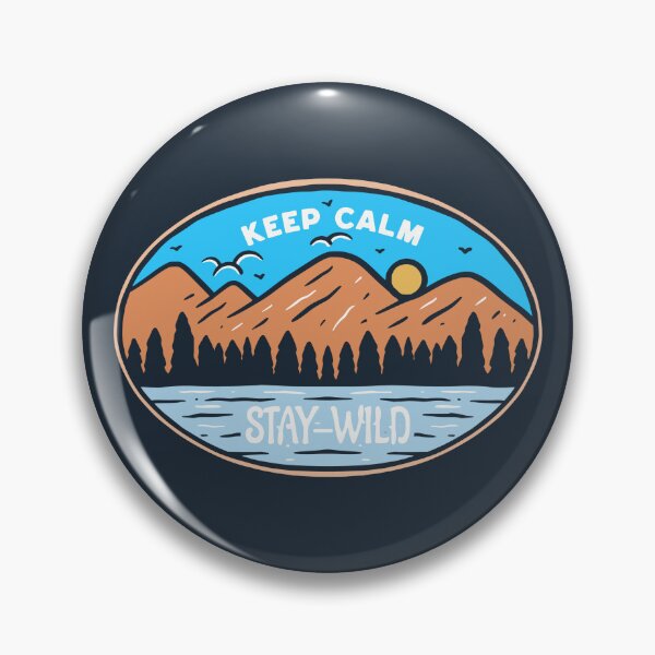 Item preview, Wild River Mountain Illustration designed and sold by rukurustudio.