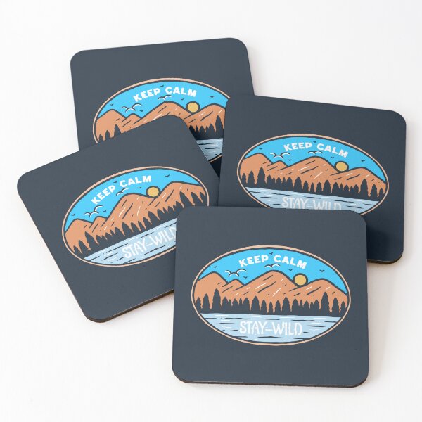Item preview, Wild River Mountain Illustration designed and sold by rukurustudio.
